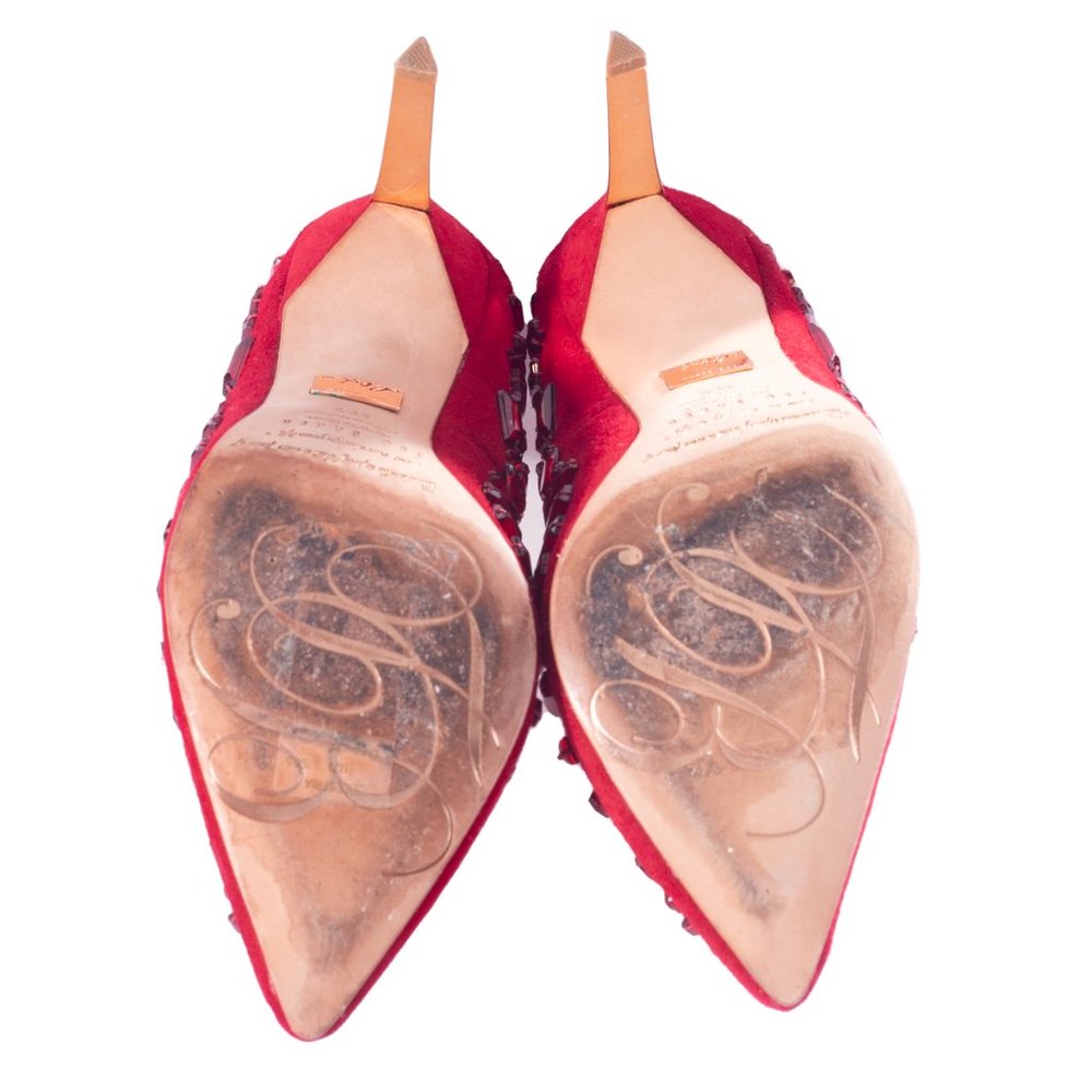 Ted Baker Ltd. Edition Ruby Red Jeweled Heels - Picture 6 of 7